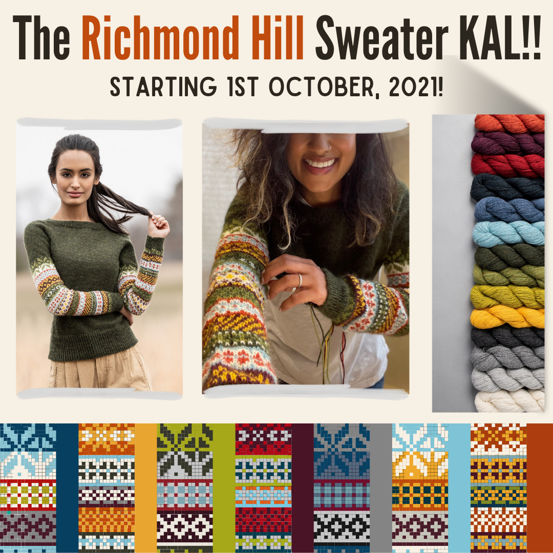 Richmond Hill Sweater KAL tribeyarns