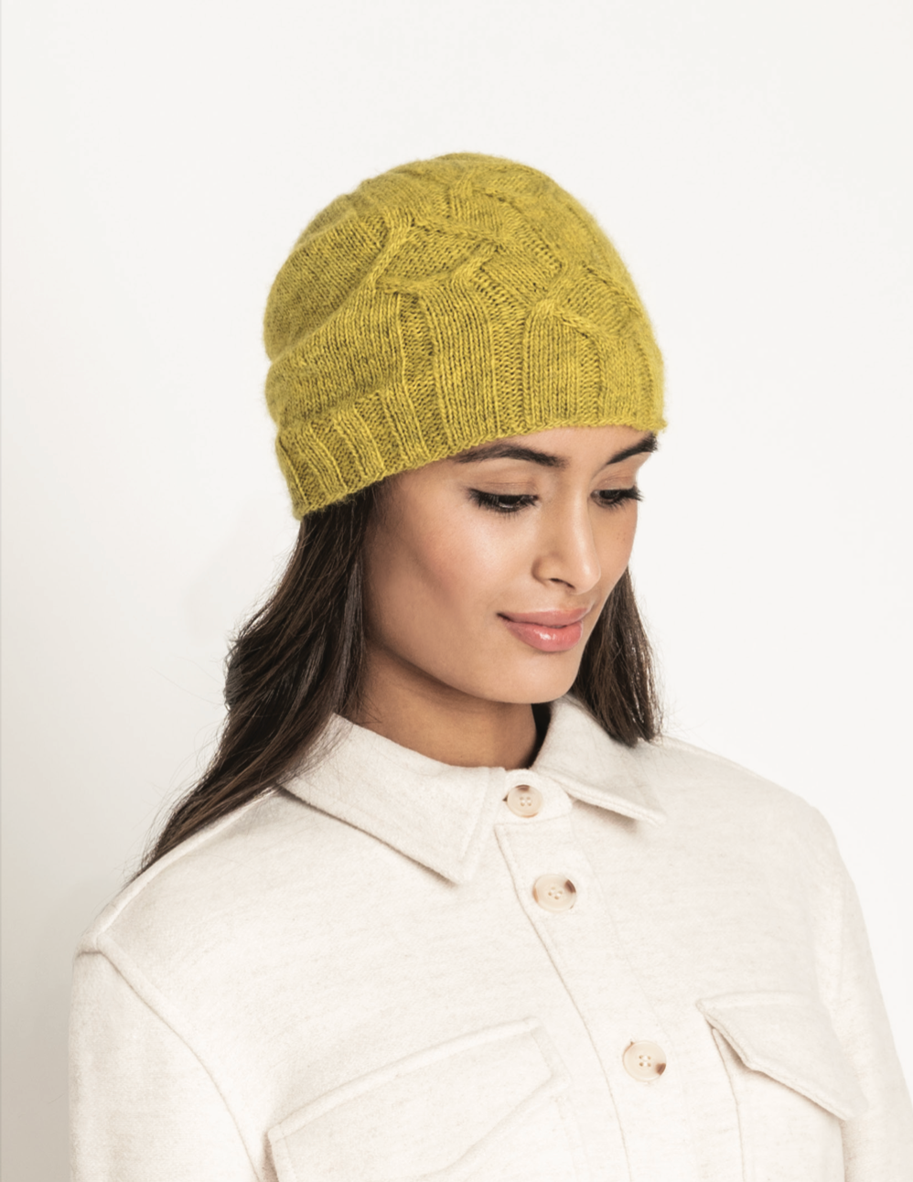 Henrico Hat Kit with Woolstok Light Blue Sky Fibers