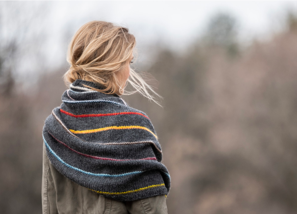 27 Colour Snood Kit in Woolstok Worsted Blue Sky Fibers