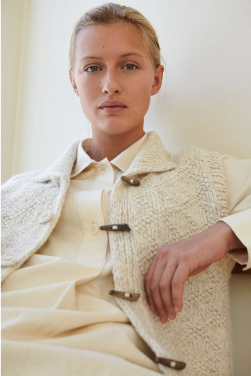 Texture Vest Pattern by Helga Isager Isager