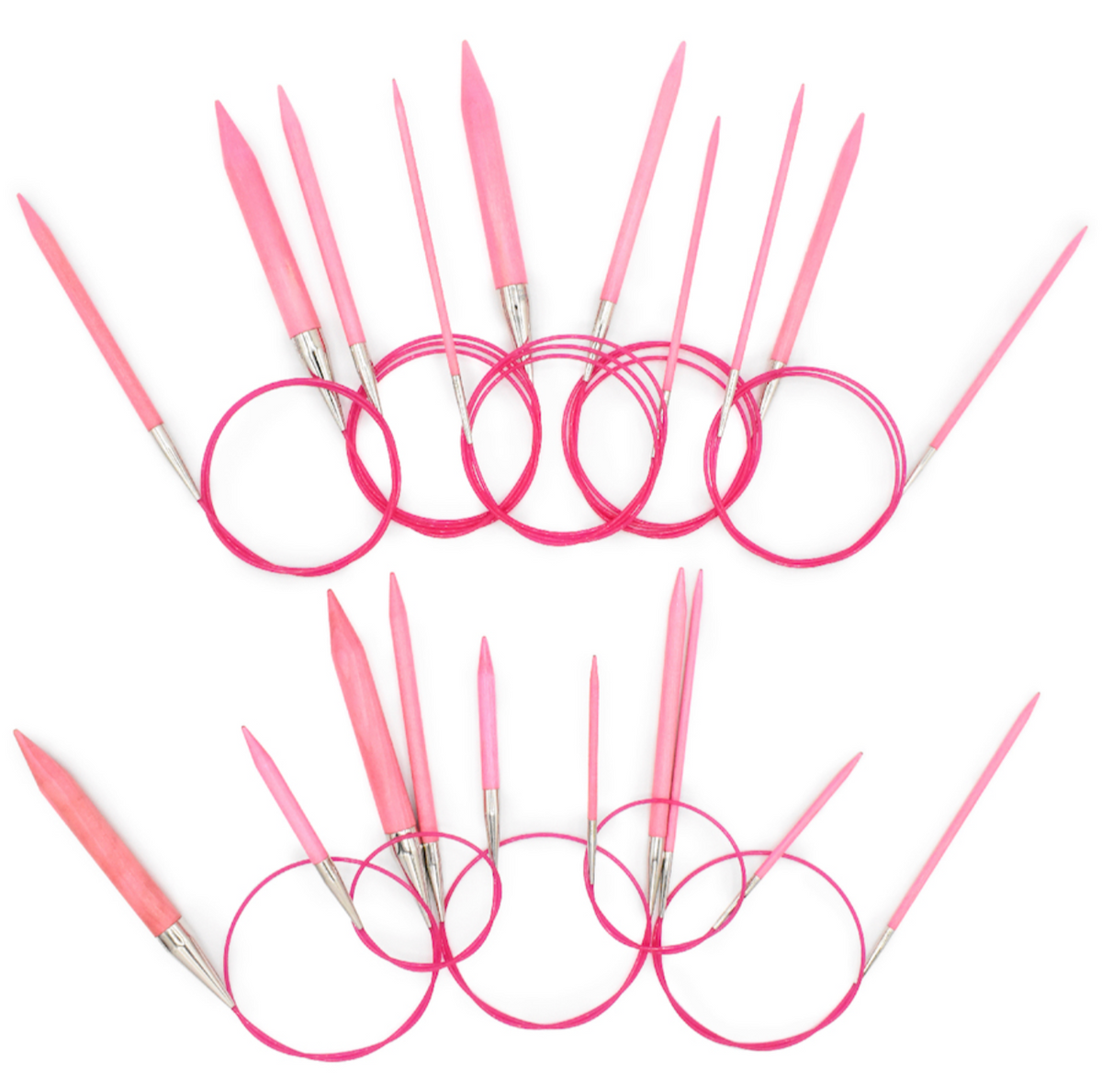 60cm (24") LYKKE BLUSH Fixed Circular Needles LYKKE