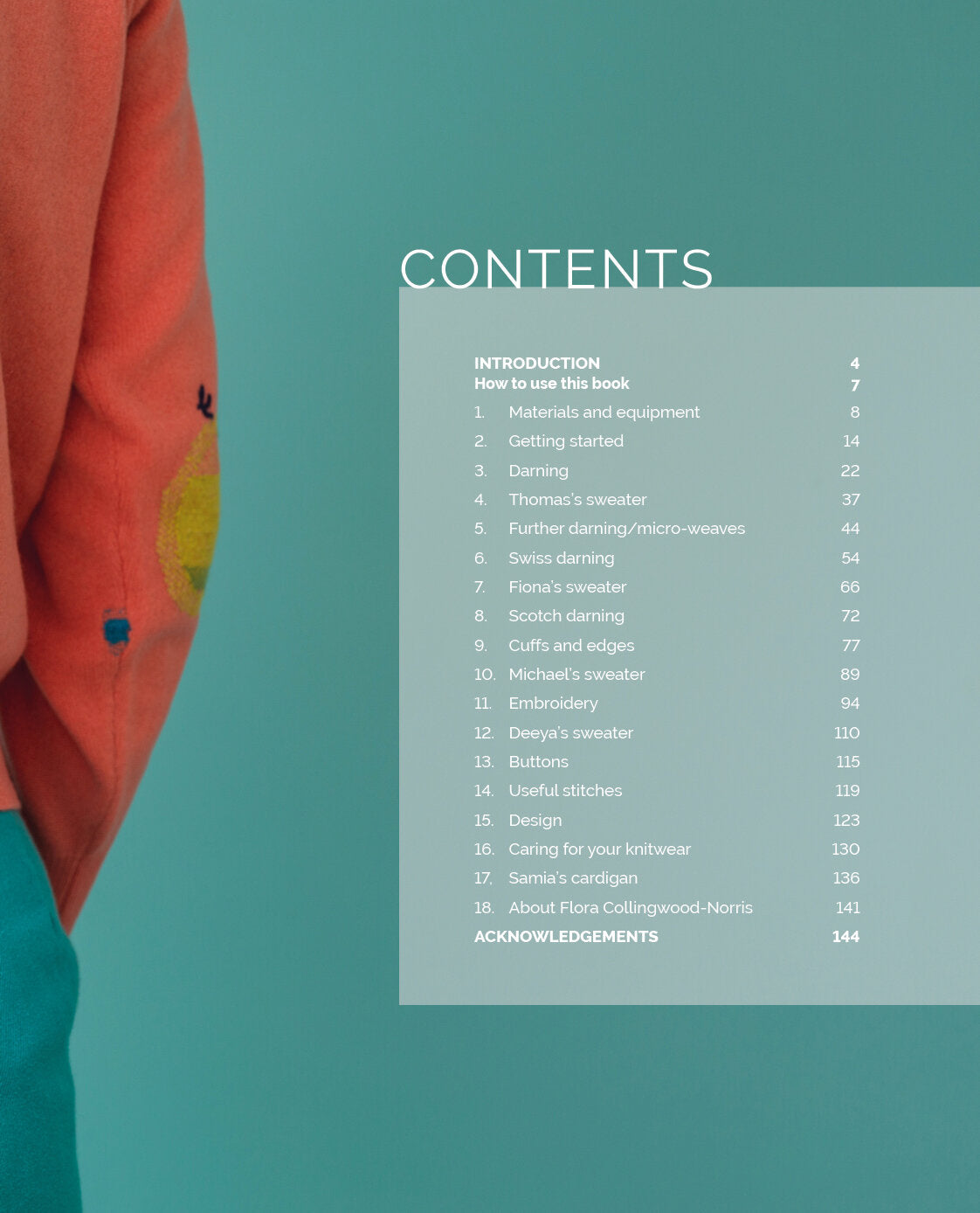 Visible Creative Mending for Knitwear by Flora Collingwood-Norris Collingwood-Norris