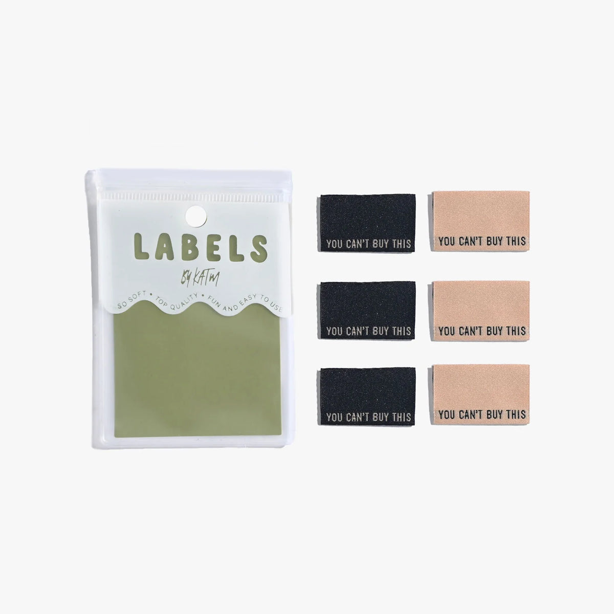 "You Can't Buy This" Woven Labels 10 Pack Kylie and the Machine