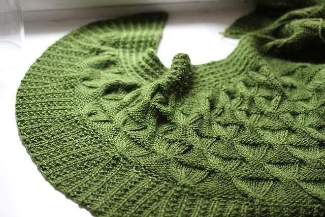 Abraxas Crescent Shawl Kit tribeyarns