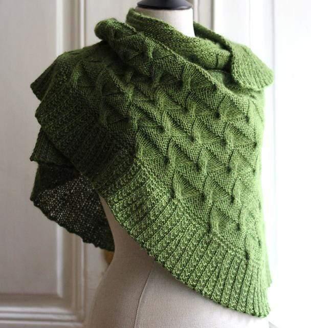 Abraxas Crescent Shawl Kit tribeyarns