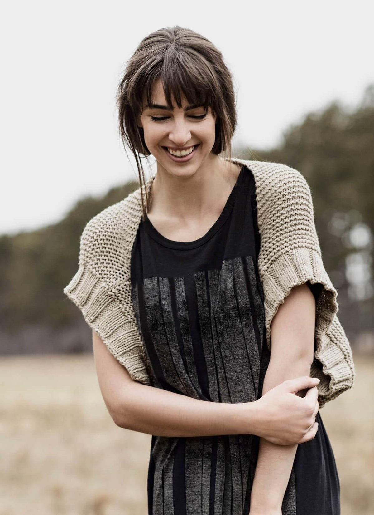 Afton Shrug Pattern Blue Sky Fibers