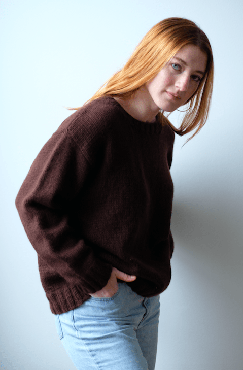 Bedford Basic Pullover Pattern by Clinton Hill Cashmere Clinton Hill Cashmere
