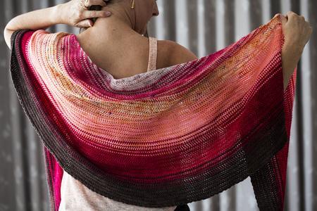 Blurre Crochet Shawl Pattern tribeyarns