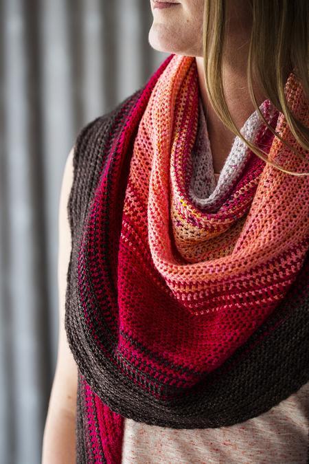 Blurre Crochet Shawl Pattern tribeyarns