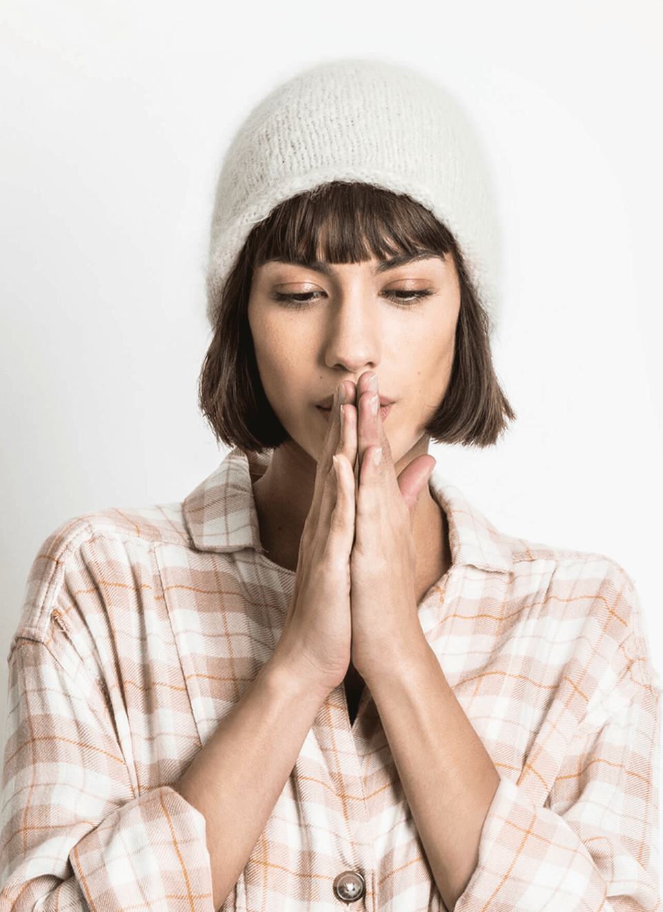 Brushed Suri Hat Blue Sky Fibers