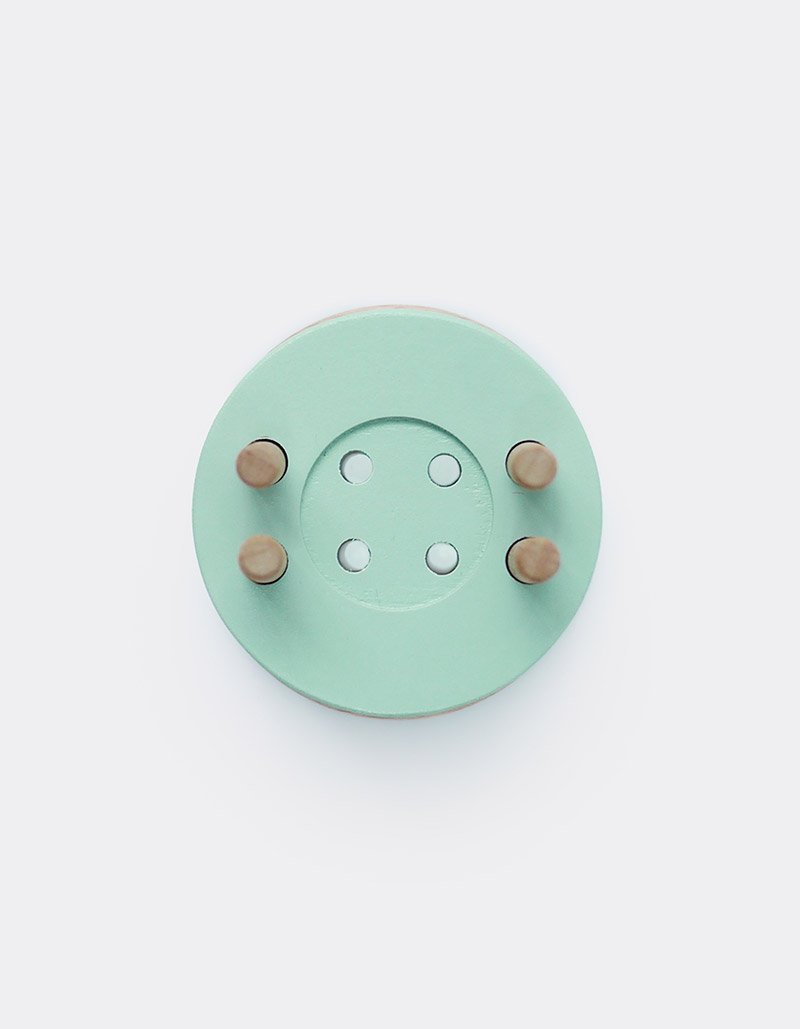 Button Pom Maker 1.5 - 2.0" Pompoms - Mint Pom Maker