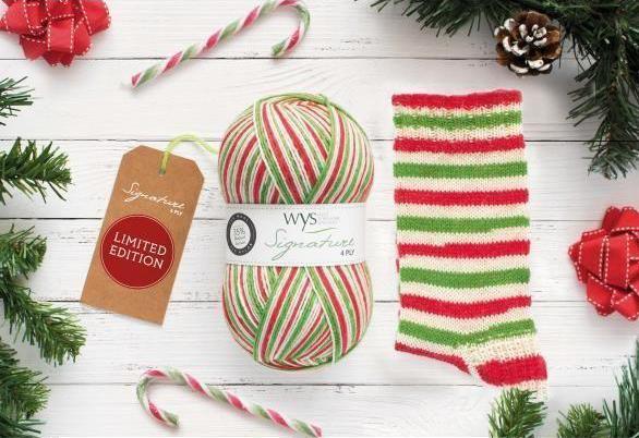 Candy Cane 4Ply Christmas Sock Yarn West Yorkshire Spinners