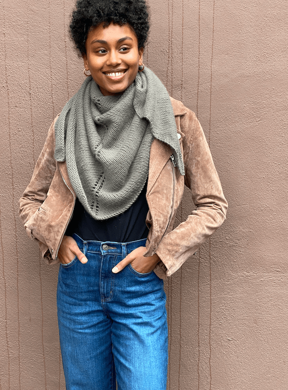 Classon Triangle Shawl Pattern by Clinton Hill Cashmere Clinton Hill Cashmere