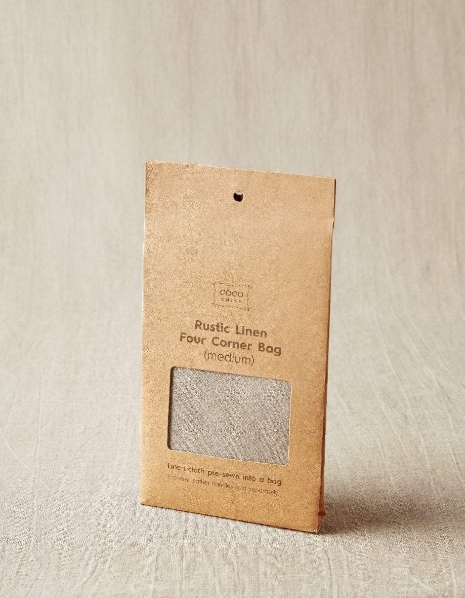 Cocoknits Rustic Linen Four Corner Bag (Medium) Cocoknits