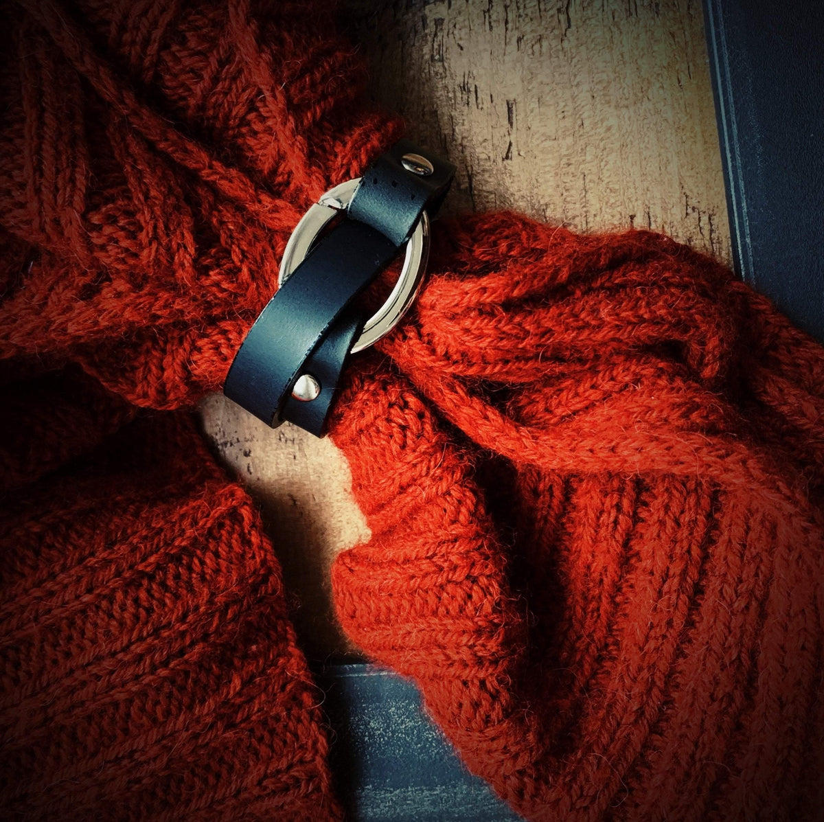 Cordoba Flat Oval Ring Shawl Cuff / Bracelet JUL Designs