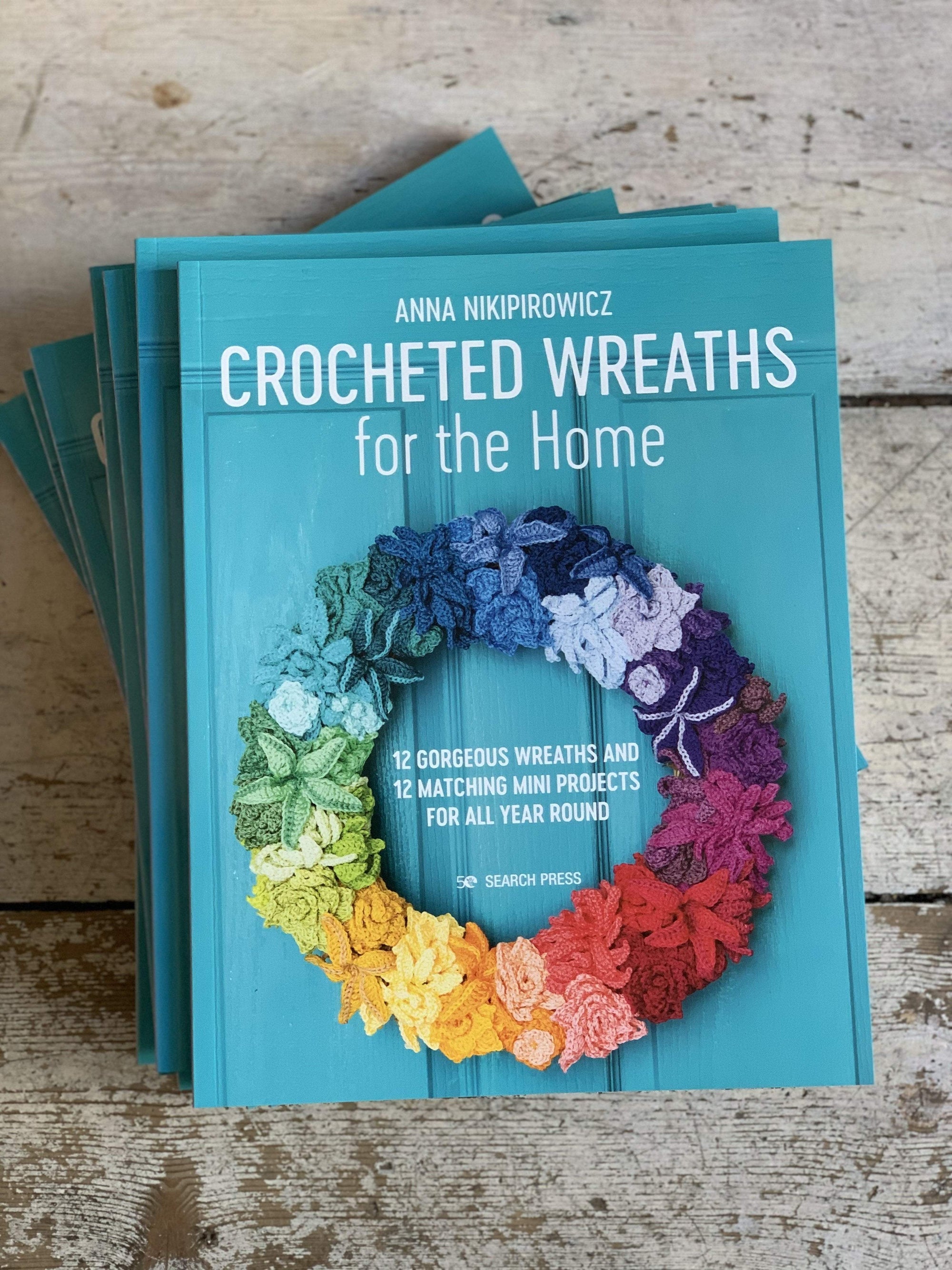 Crocheted Wreaths for the Home by Anna Nikipirowicz Anna Nikipirowicz