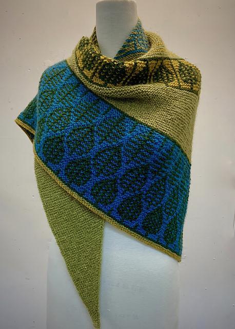 Cusp of Spring Shawl Pattern Suzanne Strachan