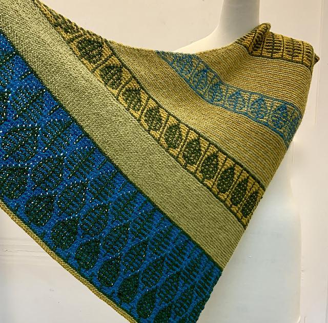 Cusp of Spring Shawl Pattern Suzanne Strachan