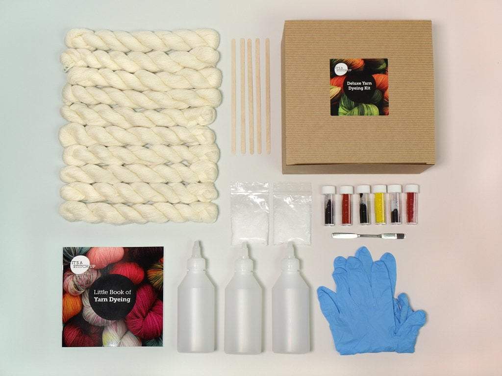 Deluxe Yarn Dyeing Kit - Mini Skeins It's A Stitch Up
