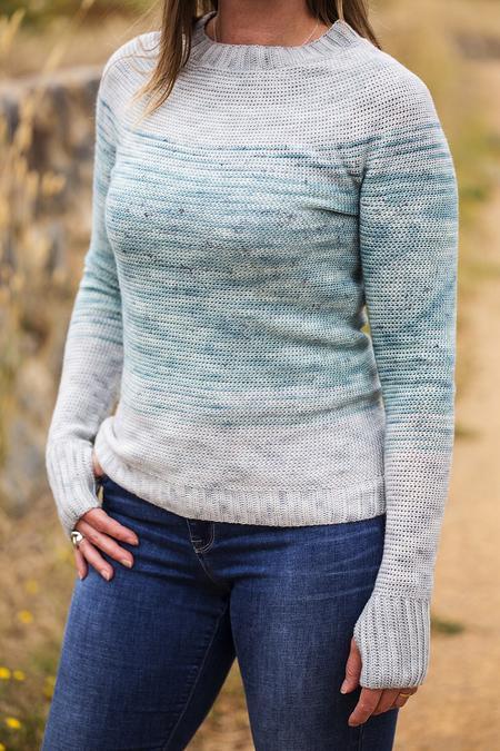 Blurred Lines Crochet Sweater Pattern tribeyarns