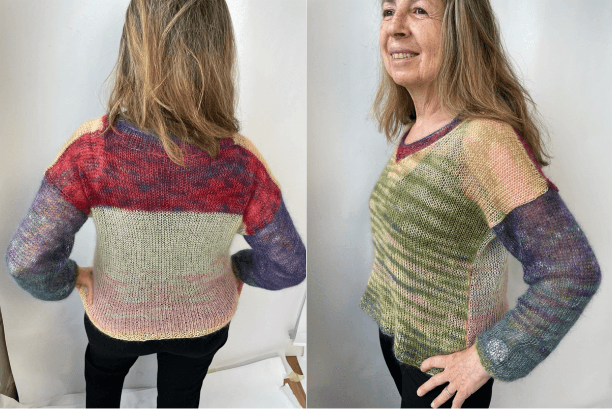 Double Mohair Ombré yarn Artyarns