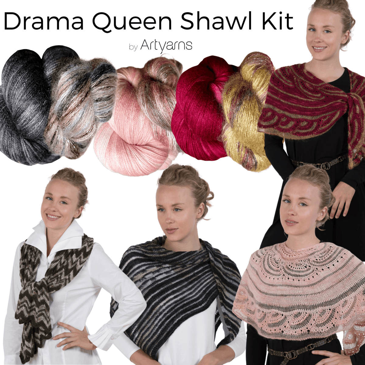 Drama Queen Shawl Kit Artyarns