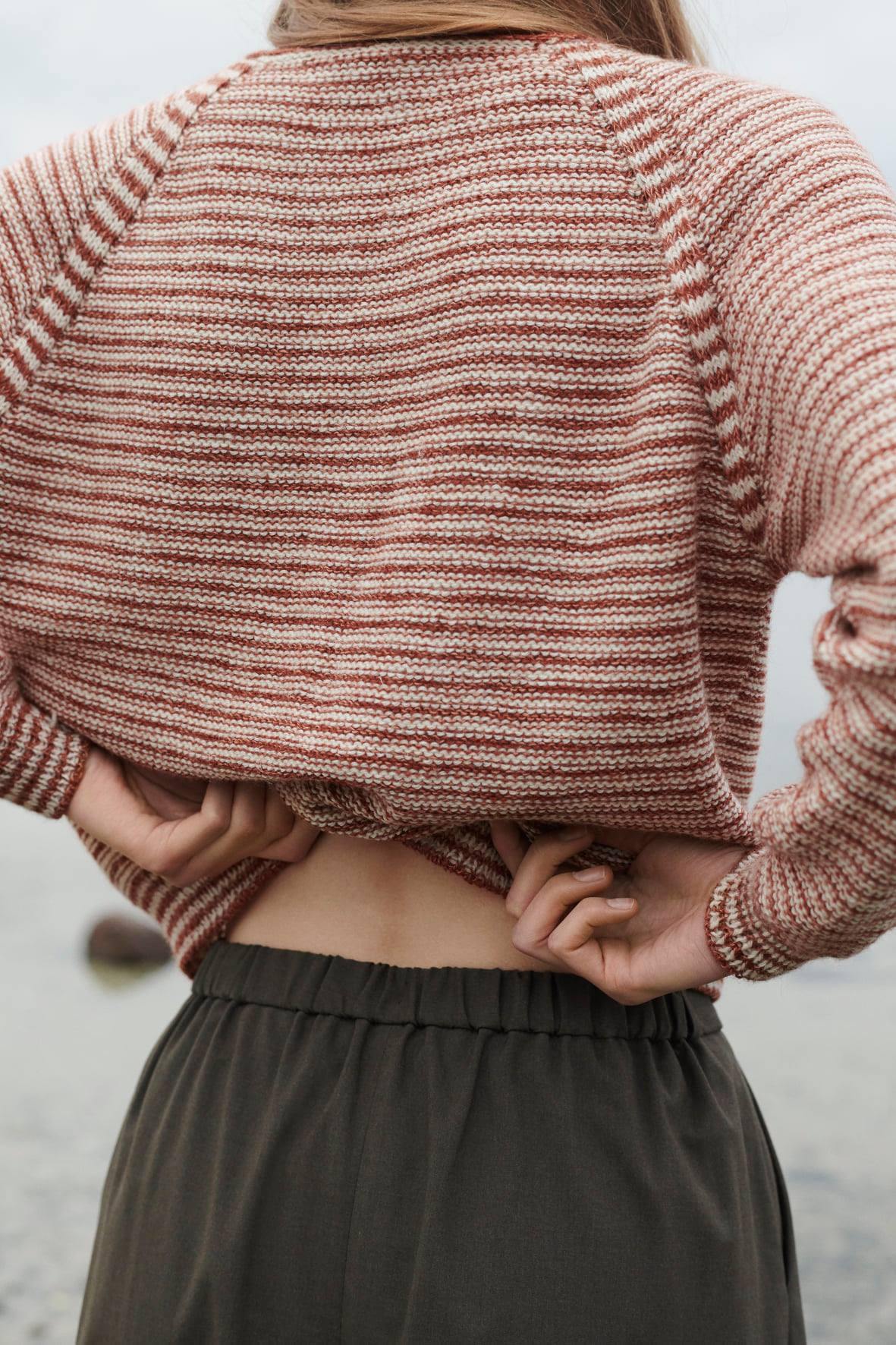 Field Sweater Pattern by Helga Isager | Tribe Yarns - tribeyarns
