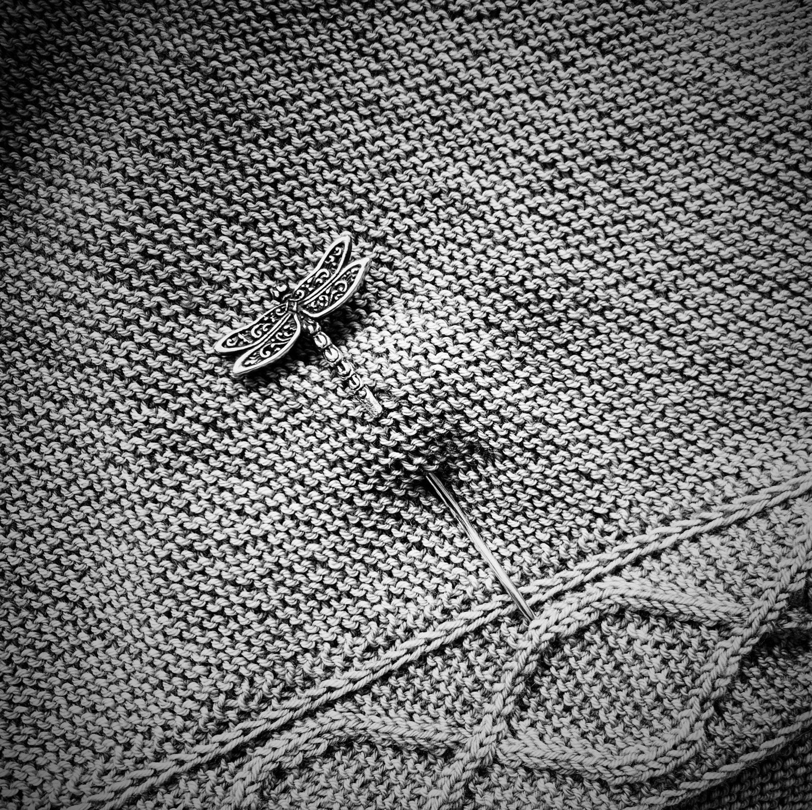 Filigree Dragonfly Shawl Stick JUL Designs