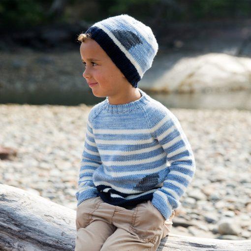 Fin Sweater & Hat Pattern Swans Island