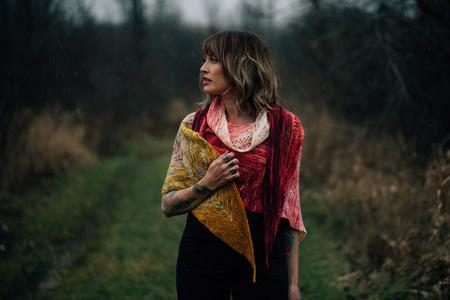 Find Your Fade Shawl Pattern tribeyarns