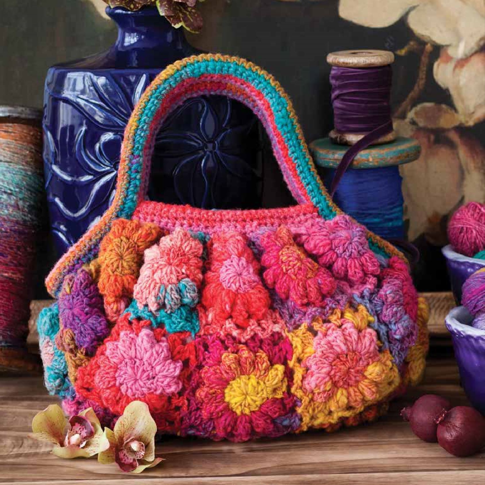 Flower Blossom Purse Pattern by Noro Noro