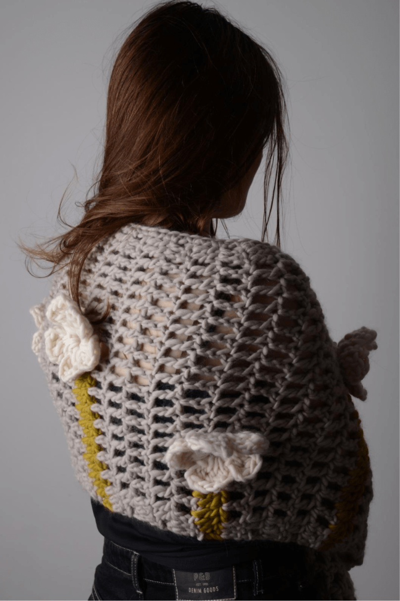 Flower Festival Shawl CROCHET Pattern Mrs Moon