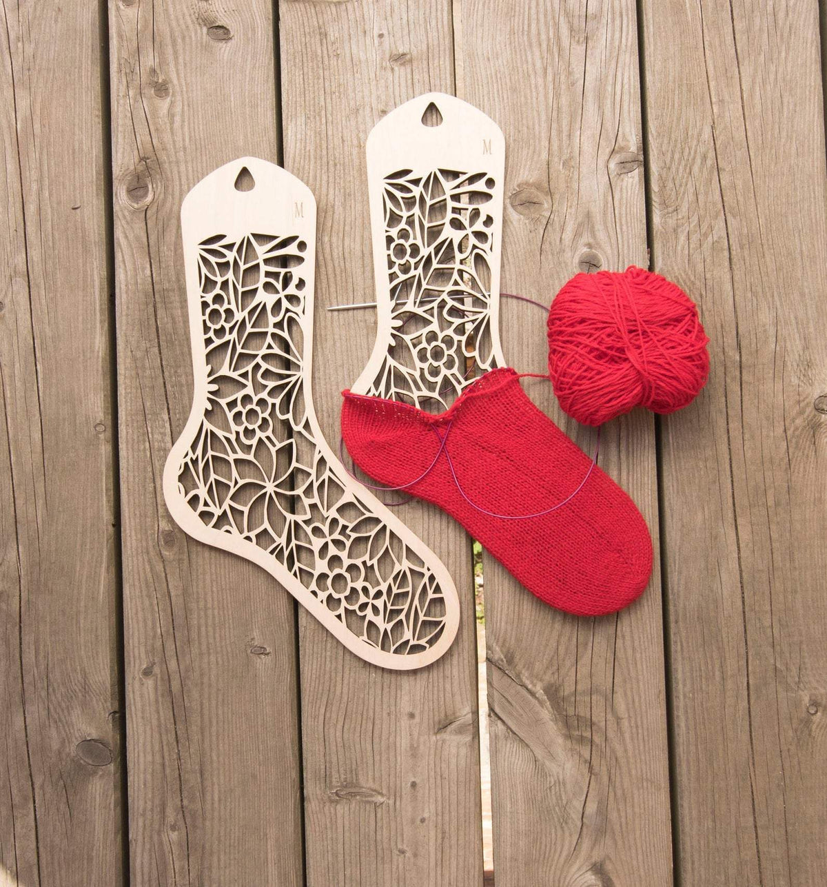 Flower Power Sock Blocker tribeyarns