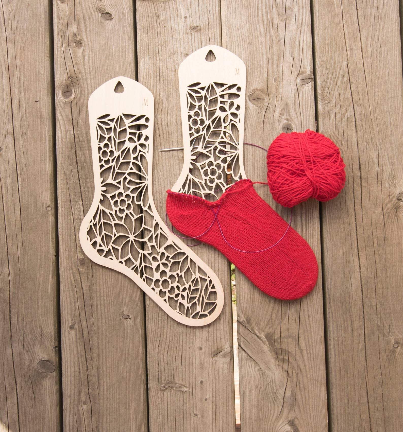 Flower Power Sock Blocker tribeyarns