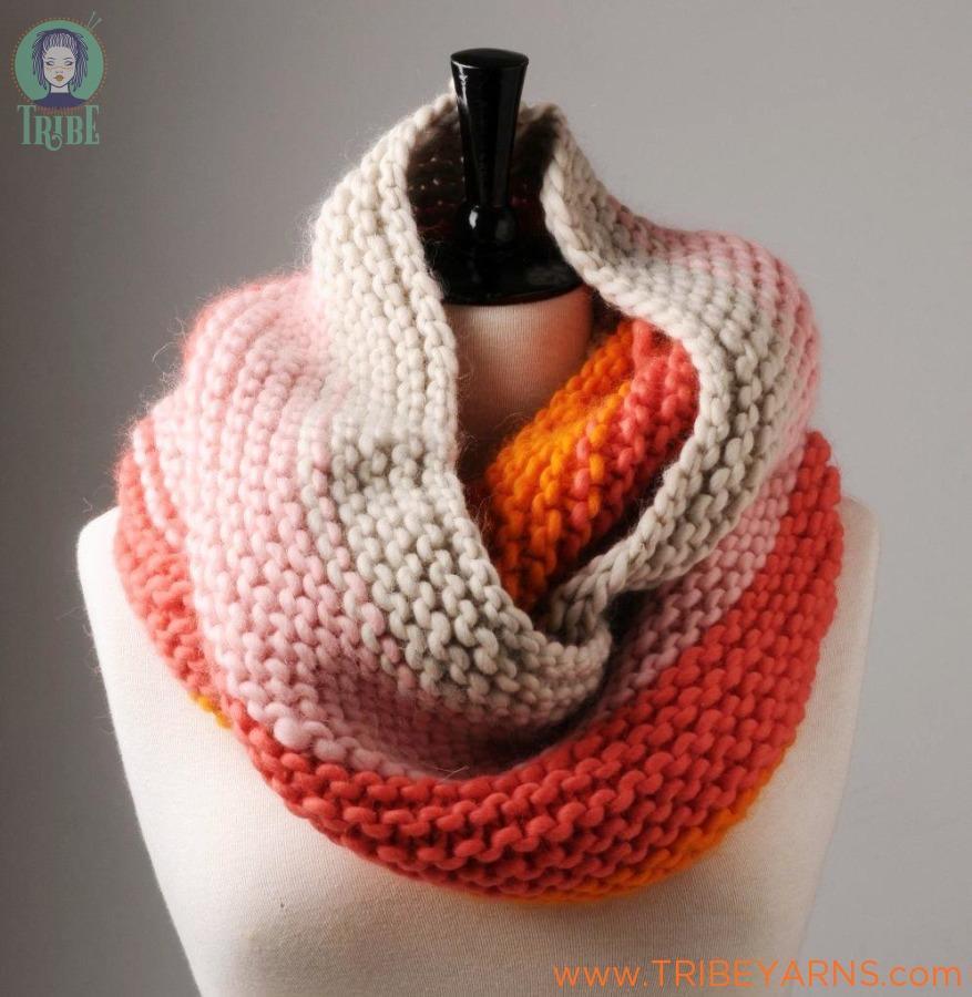 Garter Stitch Cowl Pattern Mrs Moon