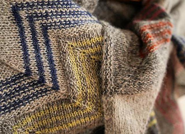 Gavstrik Shawl Pattern Isager