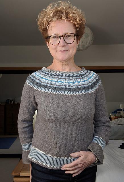 Geo Yoked Fair Isle Sweater Pattern Di Gilpin
