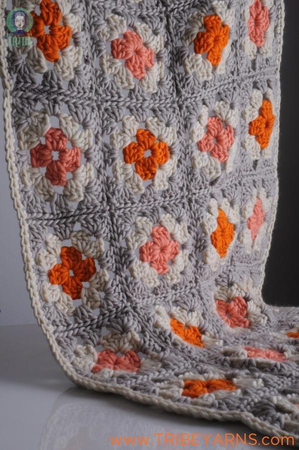 Giant Granny Blanket CROCHET Pattern Mrs Moon