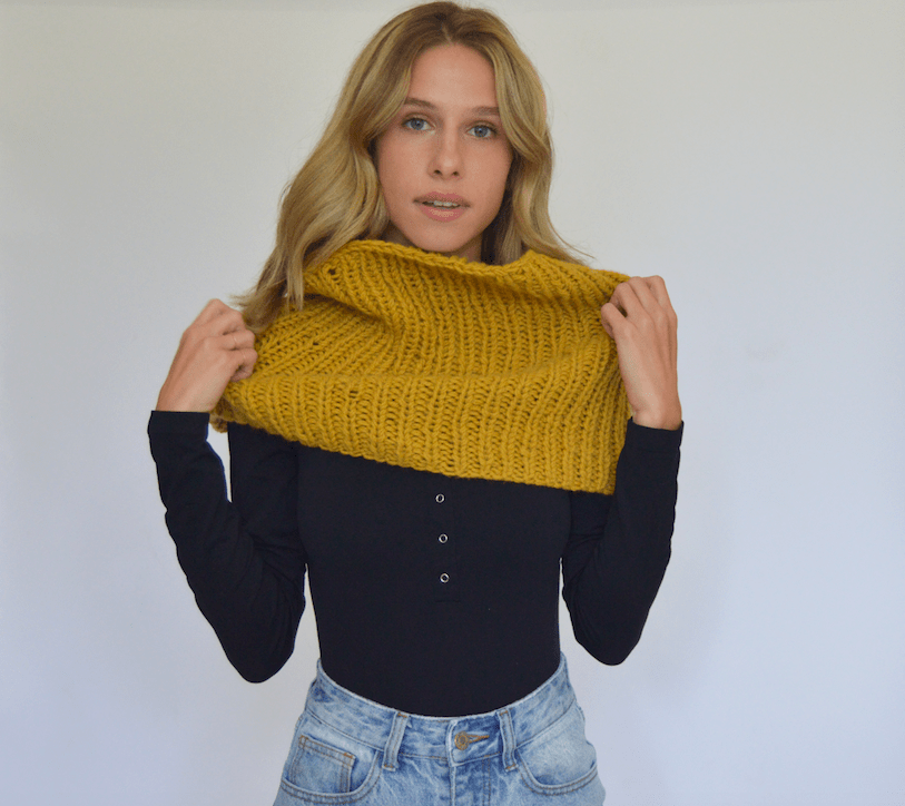 Gold Street Cowl Pattern by Clinton Hill Cashmere Clinton Hill Cashmere
