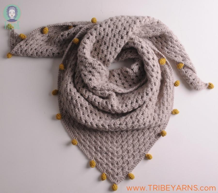 Granny Shawl CROCHET Pattern Mrs Moon