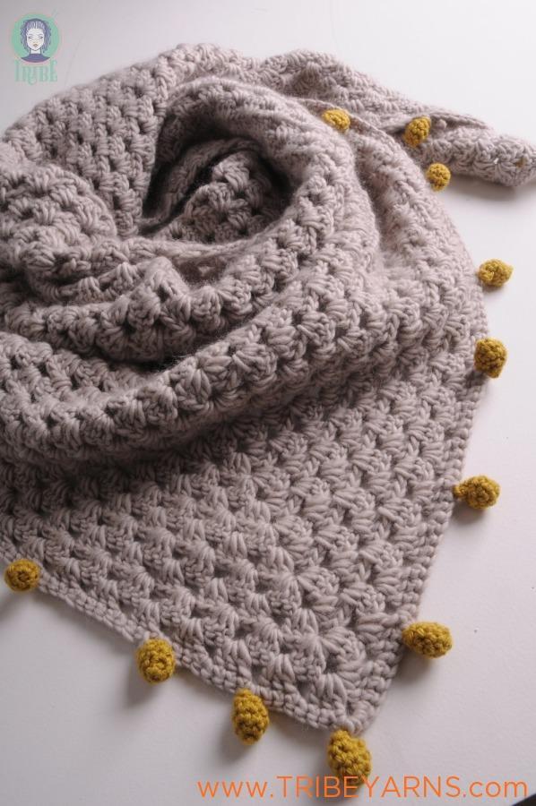 Granny Shawl CROCHET Pattern Mrs Moon