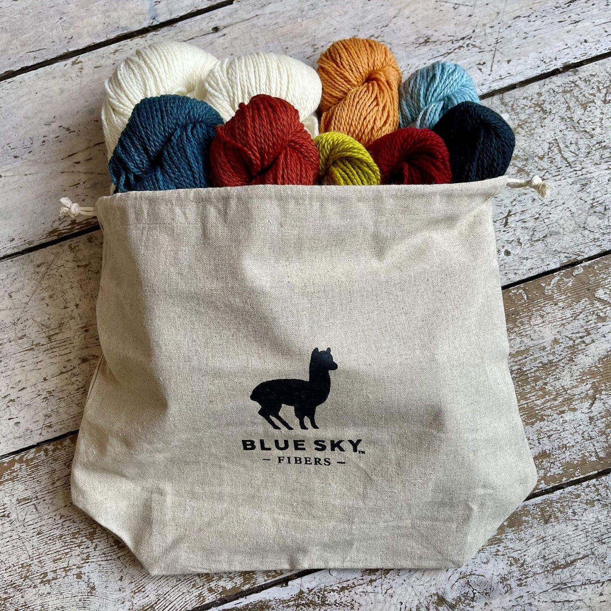 Original Gresham Wrap Kit in Woolstok Blue Sky Fibers