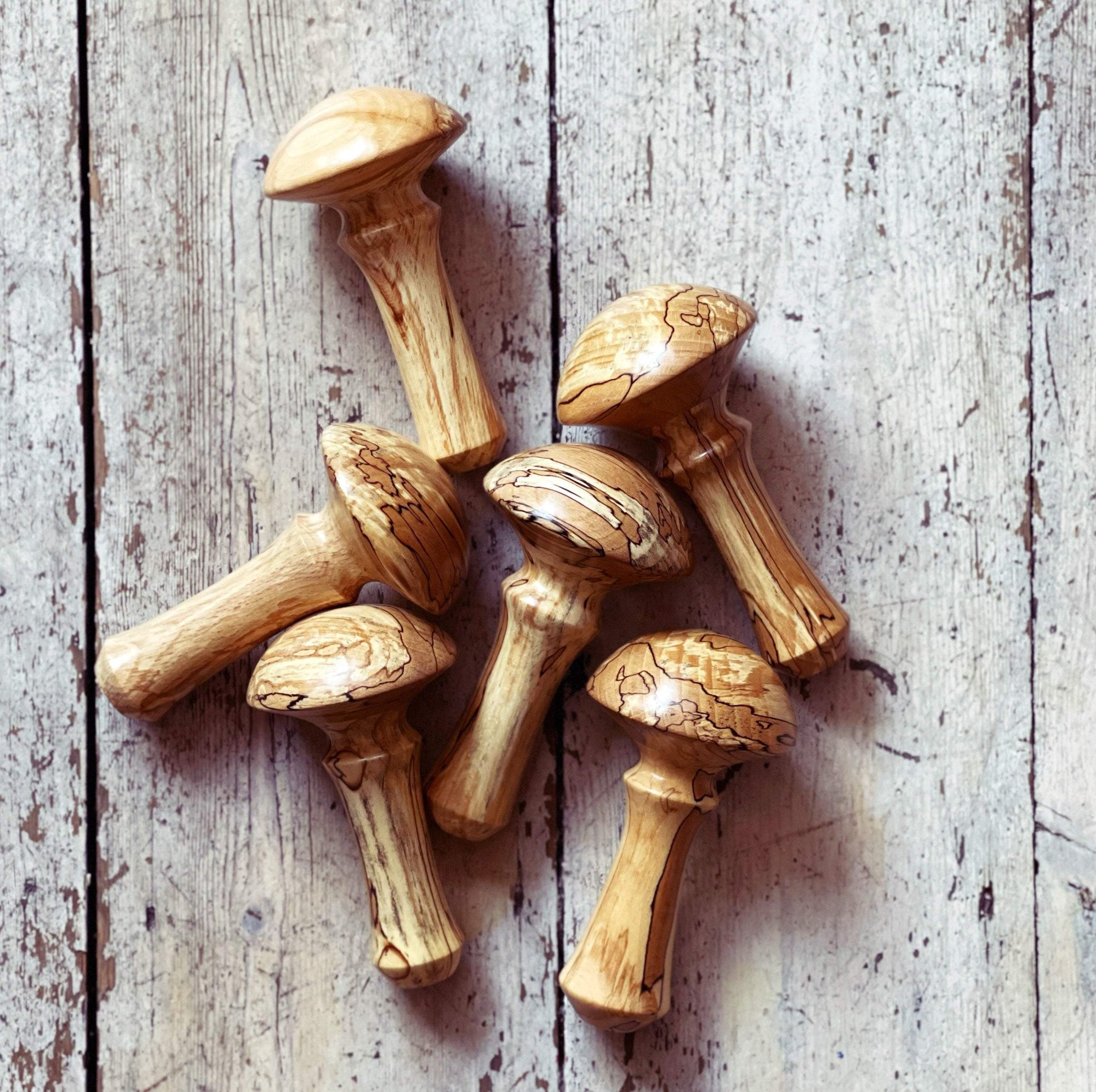 Hand-Turned Darning Mushrooms tribeyarns