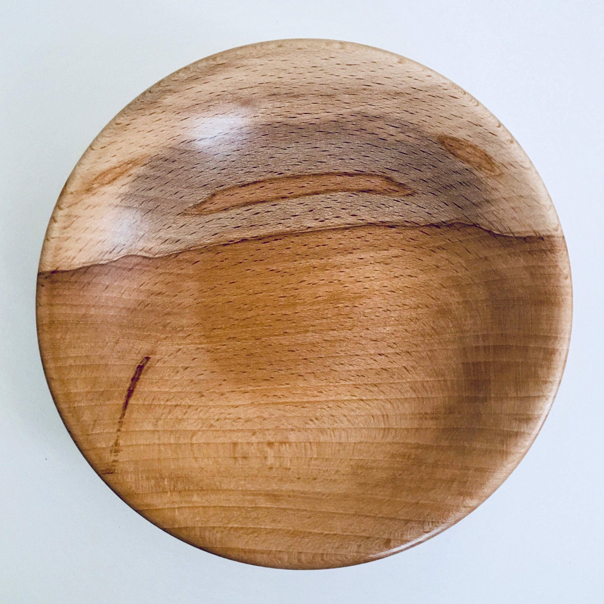 Hand-Turned Wooden Magnetic Bowl - Beech tribeyarns