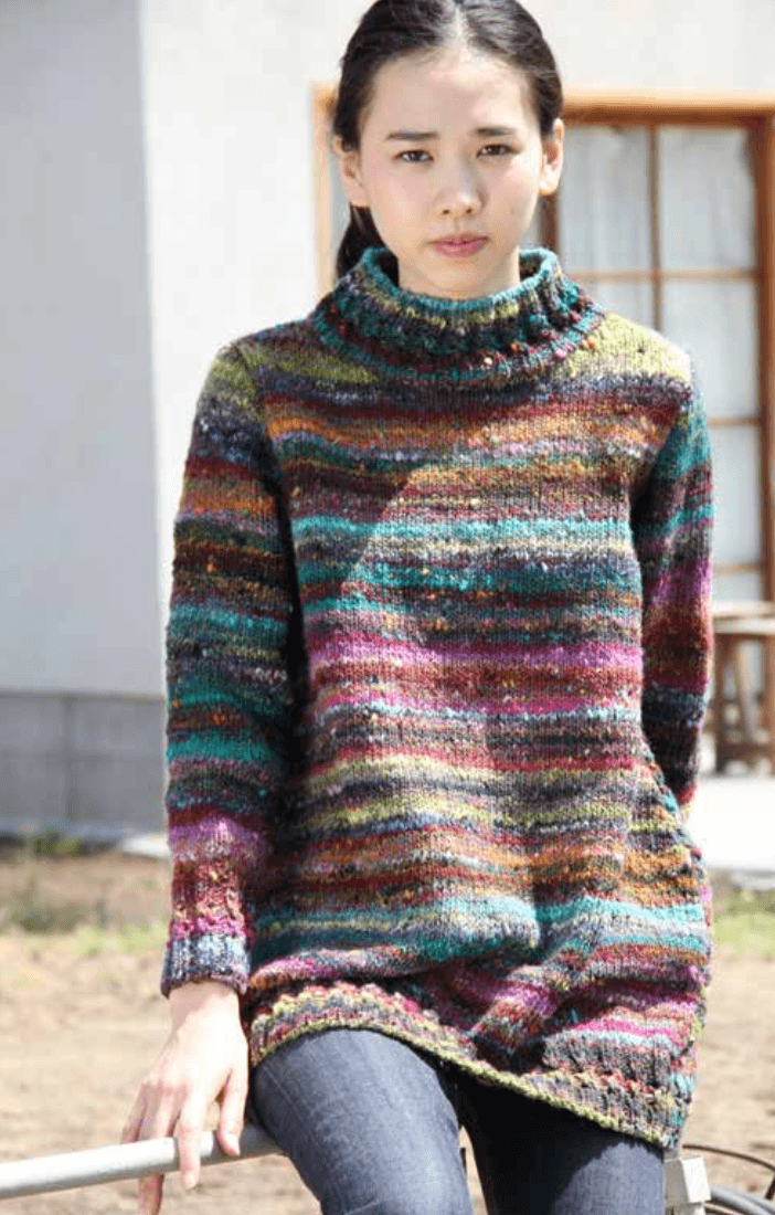 Ito Sweater Pattern by Noro Noro