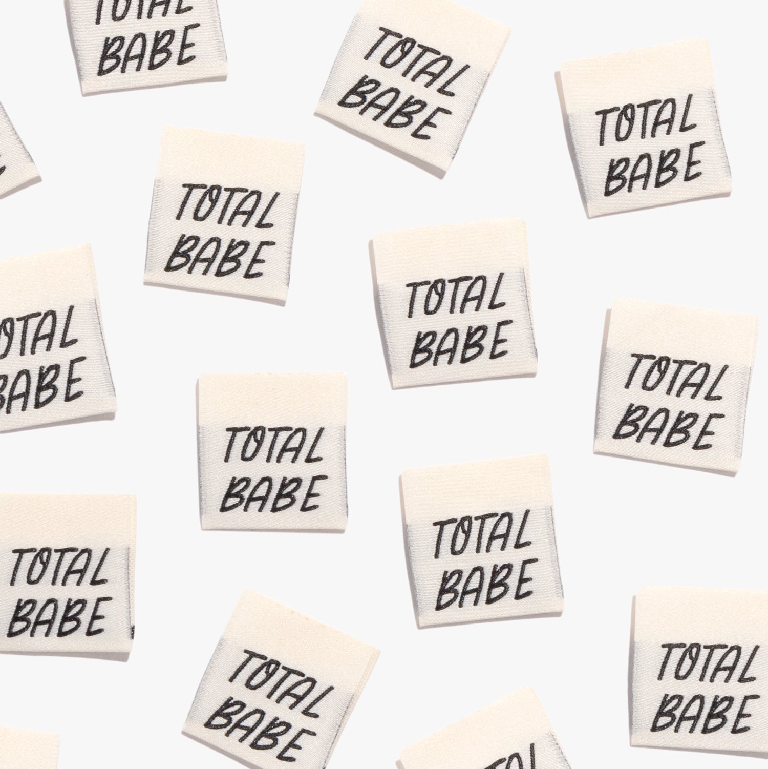"Total Babe" Woven Labels 10 Pack Kylie and the Machine