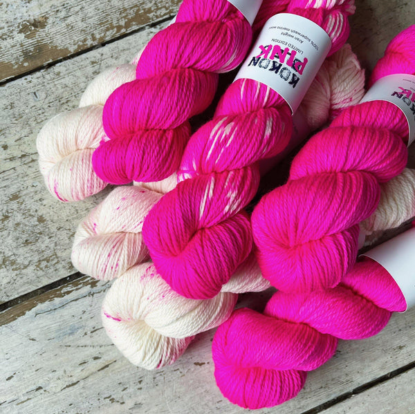 Kokon Bleu/ Kokon Pink Cotton – Yarning for Ewe