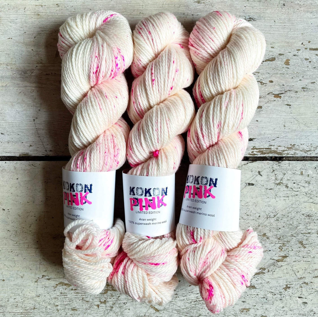 Kokon Bleu/ Kokon Pink Cotton – Yarning for Ewe