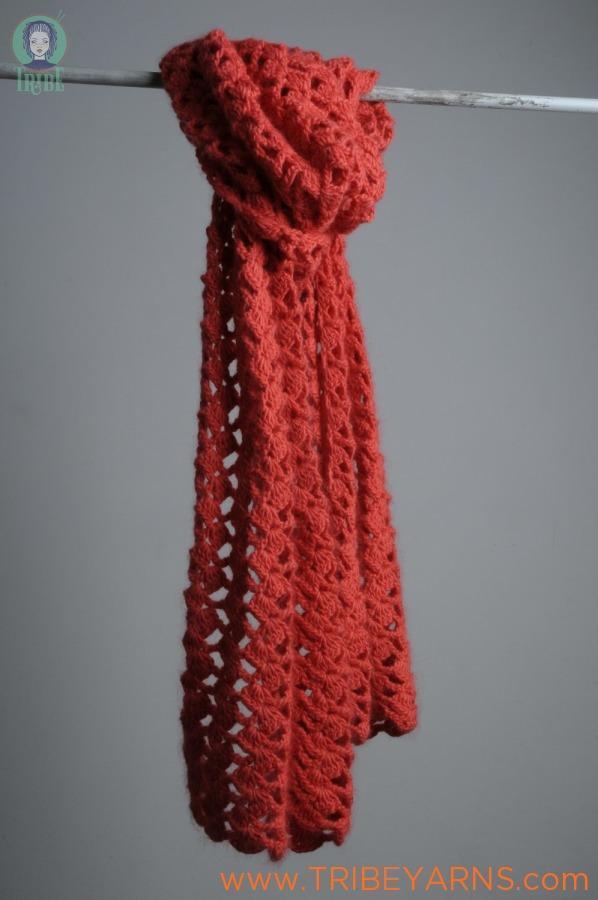 Lacy Scarf CROCHET Pattern Mrs Moon