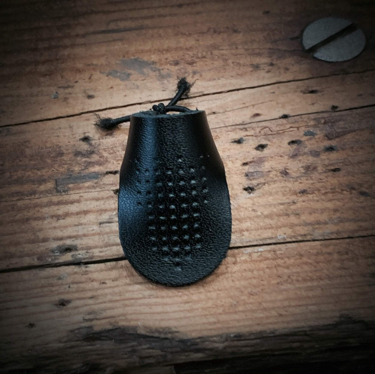 Leather Sashiko Thimble Olympus